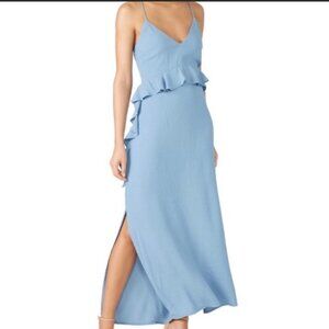 Elliatt Steel Blue Rapture Maxi Dress - Size S